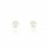 Histoire D'Or Boucles D'oreilles Puces Pascaloun Argent Perle De Culture