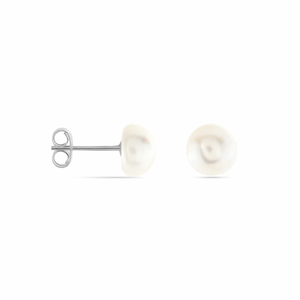 Histoire D'Or Boucles D'oreilles Puces Pascaloun Argent Perle De Culture 2 Histoire D'Or Boucles D'oreilles Puces Pascaloun Argent Perle De Culture – Image 2
