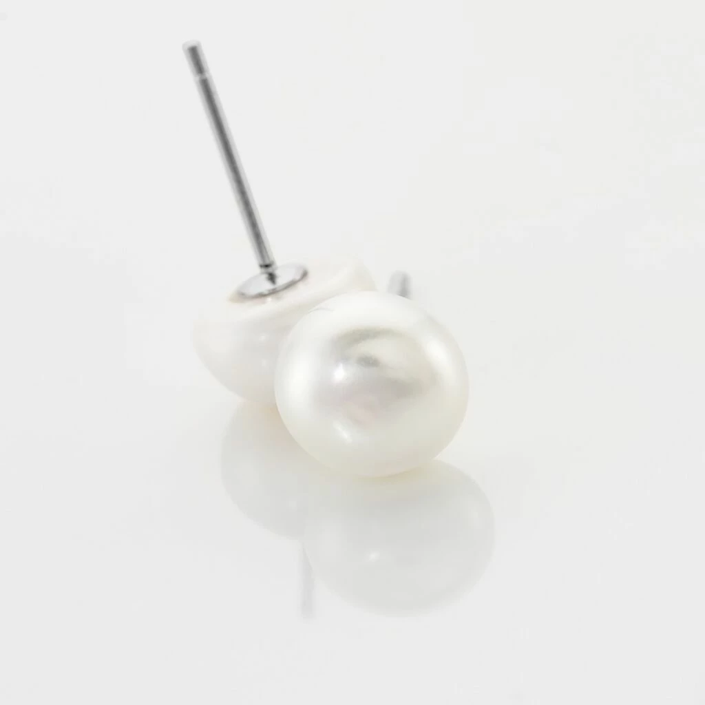 Histoire D'Or Boucles D'oreilles Puces Pascaloun Argent Perle De Culture 3 Histoire D'Or Boucles D'oreilles Puces Pascaloun Argent Perle De Culture – Image 3