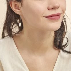 Histoire D'Or Boucles D'oreilles Pendantes Fabia Argent Blanc -Colliers Fantaisie Soldes FAOFBW004P model0