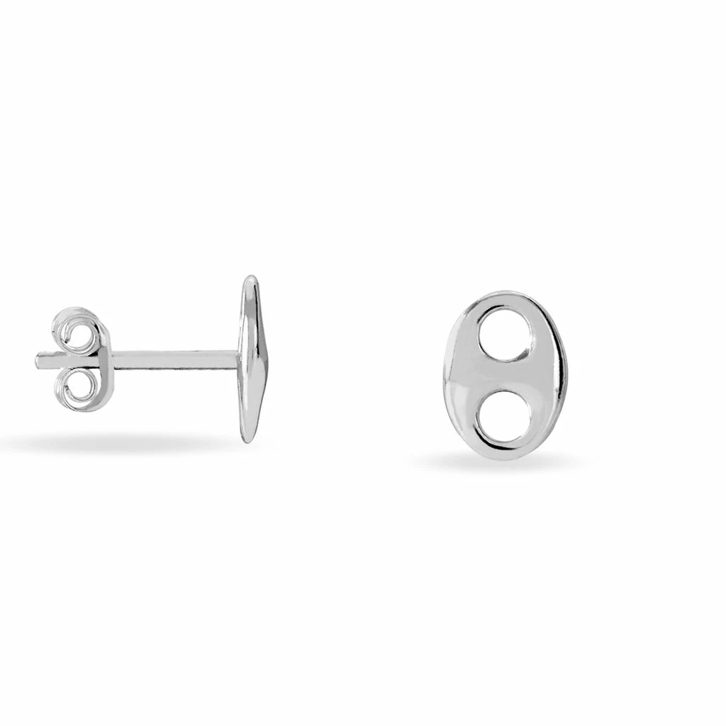 Histoire D'Or Boucles D'oreilles Puces Sherry Argent Blanc 2 Histoire D'Or Boucles D'oreilles Puces Sherry Argent Blanc – Image 2