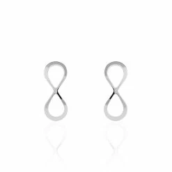 Histoire D'Or Boucles D'oreilles Pendantes Filomene Argent Blanc
