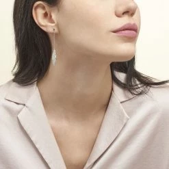 Histoire D'Or Boucles D'oreilles Pendantes Euriell Argent Blanc 7 Histoire D'Or Boucles D'oreilles Pendantes Euriell Argent Blanc -Colliers Fantaisie Soldes FAOFBW00A2 model0