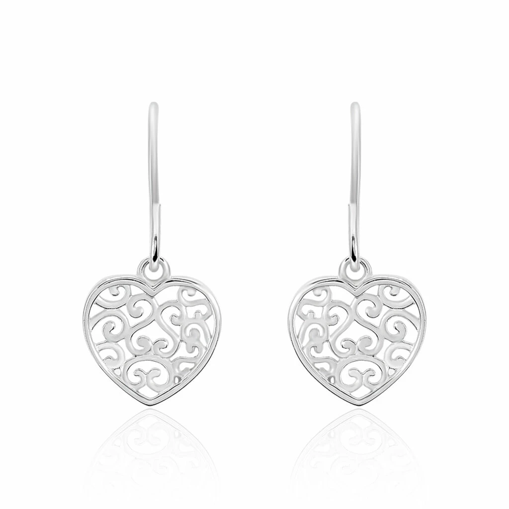 Histoire D'Or Boucles D'oreilles Pendantes Aelaig Argent Blanc 1 Histoire D'Or Boucles D'oreilles Pendantes Aelaig Argent Blanc