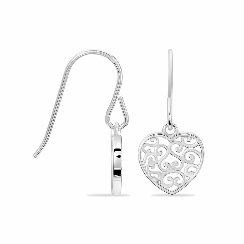Histoire D'Or Boucles D'oreilles Pendantes Aelaig Argent Blanc 2 Histoire D'Or Boucles D'oreilles Pendantes Aelaig Argent Blanc – Image 2