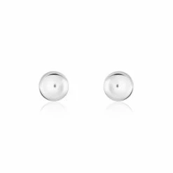 Histoire D'Or Boucles D'oreilles Puces Virgie Argent Blanc