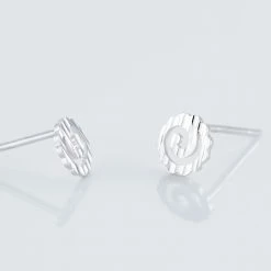 Histoire D'Or Boucles D'oreilles Puces Selima Argent Blanc -Colliers Fantaisie Soldes FAOFBW00C3 view2