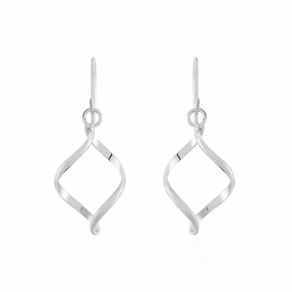 Histoire D'Or Boucles D'oreilles Pendantes Louison Argent Blanc 1 Histoire D'Or Boucles D'oreilles Pendantes Louison Argent Blanc