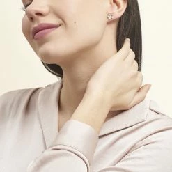 Histoire D'Or Boucles D'oreilles Puces Locmae Argent Blanc 7 Histoire D'Or Boucles D'oreilles Puces Locmae Argent Blanc -Colliers Fantaisie Soldes FAOFBW00DO model0