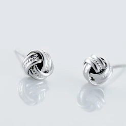 Histoire D'Or Boucles D'oreilles Puces Iloa Argent Blanc -Colliers Fantaisie Soldes FAOFBW00ED view2