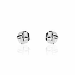 Histoire D'Or Boucles D'oreilles Puces Shaina Argent Blanc