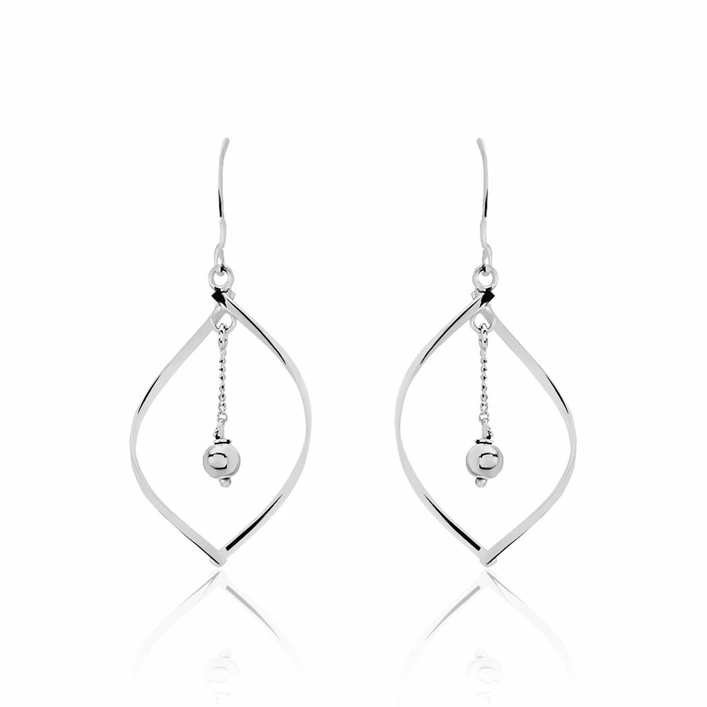 Histoire D'Or Boucles D'oreilles Pendantes Melaine Argent Blanc 1 Histoire D'Or Boucles D'oreilles Pendantes Melaine Argent Blanc