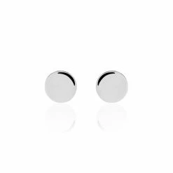 Histoire D'Or Boucles D'oreilles Puces Apoline Argent Blanc