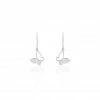 Histoire D'Or Boucles D'oreilles Pendantes Maria Argent Blanc