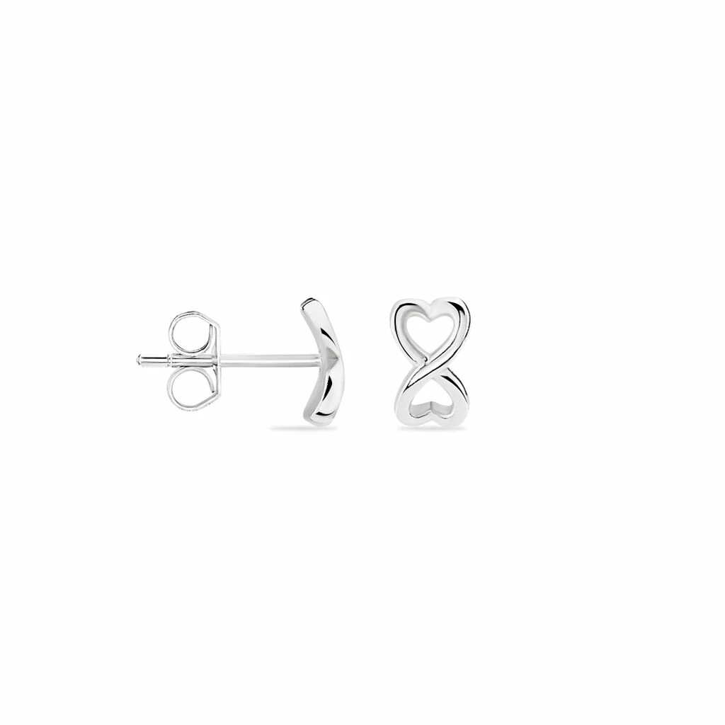 Histoire D'Or Boucles D'oreilles Puces Cony Argent Blanc 2 Histoire D'Or Boucles D'oreilles Puces Cony Argent Blanc – Image 2