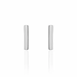 Histoire D'Or Boucles D'oreilles Puces Birati Argent Blanc