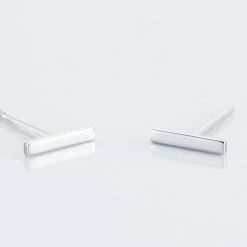 Histoire D'Or Boucles D'oreilles Puces Birati Argent Blanc -Colliers Fantaisie Soldes FAOFBW00OZ view2