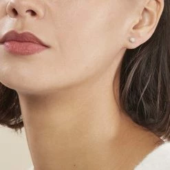 Histoire D'Or Boucles D'oreilles Puces Ayana Argent Blanc -Colliers Fantaisie Soldes FAOFBW00RL model0