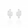 Histoire D'Or Boucles D'oreilles Puces Chiquita Argent Blanc