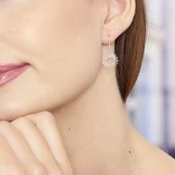 Histoire D'Or Boucles D'oreilles Pendantes Ombelline Argent Blanc -Colliers Fantaisie Soldes FAOFBW00XA model0