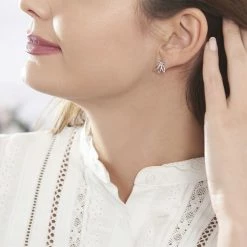 Histoire D'Or Bijoux D'oreilles Anjali Argent Blanc 7 Histoire D'Or Bijoux D'oreilles Anjali Argent Blanc -Colliers Fantaisie Soldes FAOFBW00Y1 model0