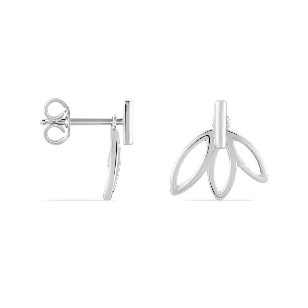 Histoire D'Or Bijoux D'oreilles Anjali Argent Blanc 2 Histoire D'Or Bijoux D'oreilles Anjali Argent Blanc – Image 2