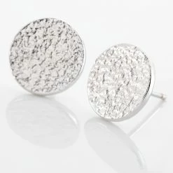 Histoire D'Or Boucles D'oreilles Puces Blanka Argent Blanc -Colliers Fantaisie Soldes FAOFBW00ZZ view2