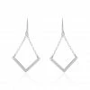 Histoire D'Or Boucles D'oreilles Argent Blanc Lakia