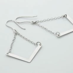 Histoire D'Or Boucles D'oreilles Argent Blanc Lakia -Colliers Fantaisie Soldes FAOFBW011J view2