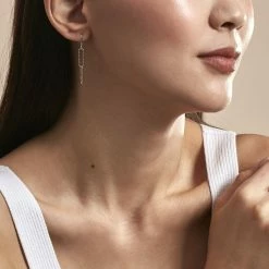 Histoire D'Or Boucles D'oreilles Pendantes Chiarina Argent Blanc -Colliers Fantaisie Soldes FAOFBW014Z model0