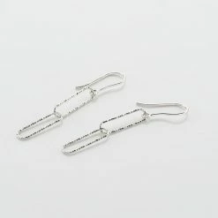 Histoire D'Or Boucles D'oreilles Pendantes Chiarina Argent Blanc -Colliers Fantaisie Soldes FAOFBW014Z view2