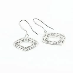 Histoire D'Or Boucles D'oreilles Pendantes Maurizia Argent Blanc 6 Histoire D'Or Boucles D'oreilles Pendantes Maurizia Argent Blanc -Colliers Fantaisie Soldes FAOFBW0661 view2