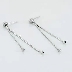 Histoire D'Or Boucles D'oreilles Pendantes Yuzu Argent Blanc -Colliers Fantaisie Soldes FAOFBW0718 view2