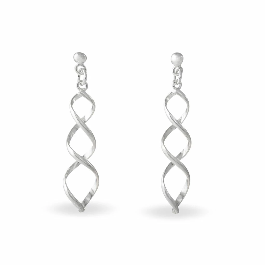 Histoire D'Or Boucles D'oreilles Pendantes Jolanda Argent Blanc 1 Histoire D'Or Boucles D'oreilles Pendantes Jolanda Argent Blanc