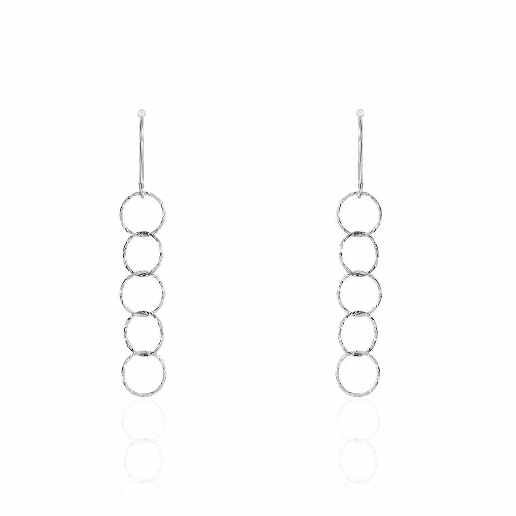 Histoire D'Or Boucles D'oreilles Pendantes Bulle Argent Blanc 1 Histoire D'Or Boucles D'oreilles Pendantes Bulle Argent Blanc