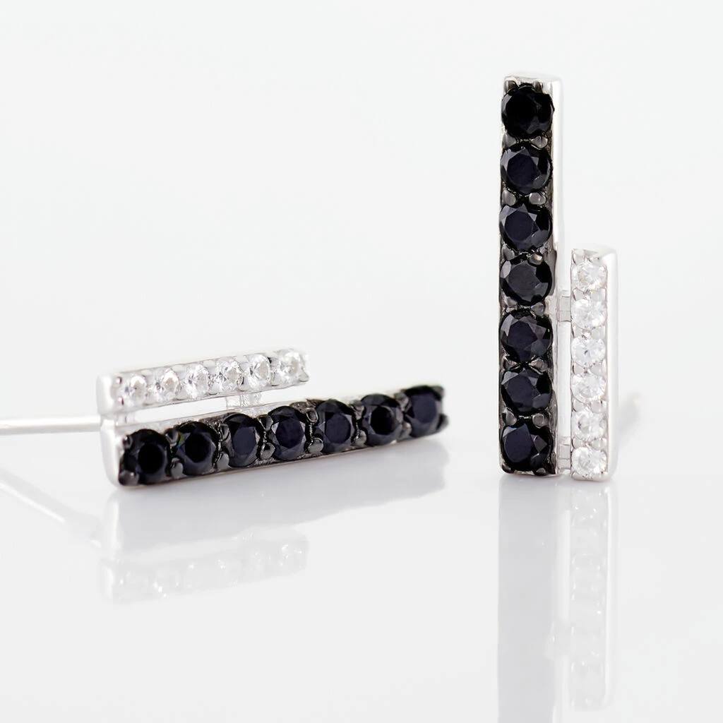 Histoire D'Or Boucles D'oreilles Pendantes Elianna Argent Blanc Oxyde De Zirconium 3 Histoire D'Or Boucles D'oreilles Pendantes Elianna Argent Blanc Oxyde De Zirconium – Image 3