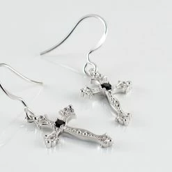 Histoire D'Or Boucles D'oreilles Pendantes Argent Blanc Florian Oxydes De Zirconium -Colliers Fantaisie Soldes FAOFBZN103 view2