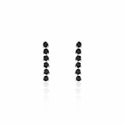 Histoire D'Or Bijoux D'oreilles Gastoun Argent Oxyde