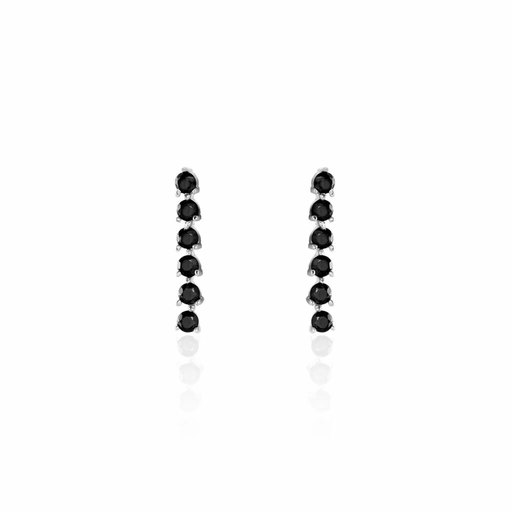 Histoire D'Or Bijoux D'oreilles Gastoun Argent Oxyde 1 Histoire D'Or Bijoux D'oreilles Gastoun Argent Oxyde