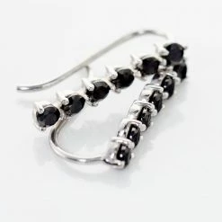 Histoire D'Or Bijoux D'oreilles Gastoun Argent Oxyde 6 Histoire D'Or Bijoux D'oreilles Gastoun Argent Oxyde -Colliers Fantaisie Soldes FAOFBZN110 view2