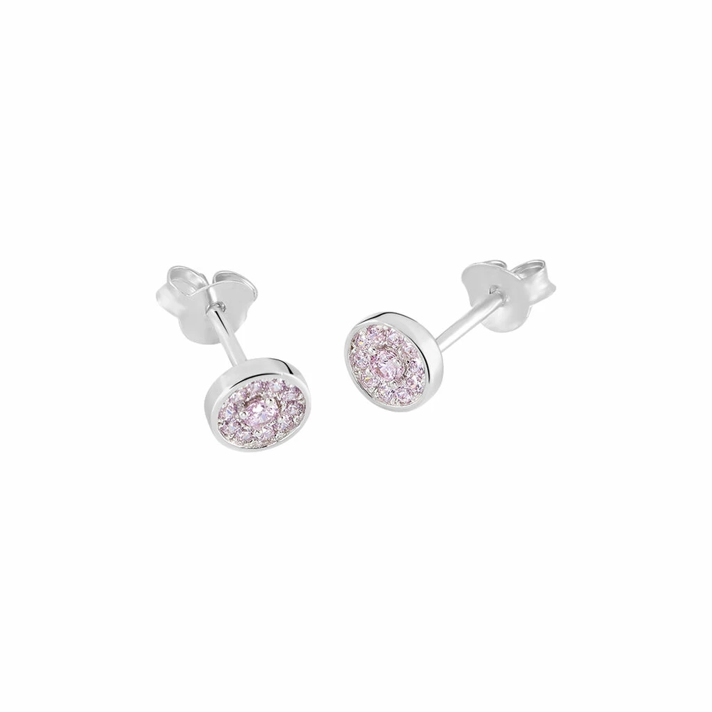 Histoire D'Or Boucles D'oreilles Puces Auxana Argent Blanc Oxyde De Zirconium 2 Histoire D'Or Boucles D'oreilles Puces Auxana Argent Blanc Oxyde De Zirconium – Image 2