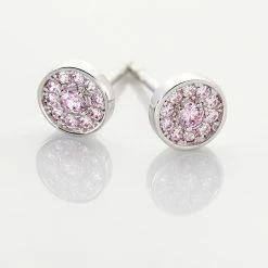 Histoire D'Or Boucles D'oreilles Puces Auxana Argent Blanc Oxyde De Zirconium 6 Histoire D'Or Boucles D'oreilles Puces Auxana Argent Blanc Oxyde De Zirconium -Colliers Fantaisie Soldes FAOFBZS053 view2