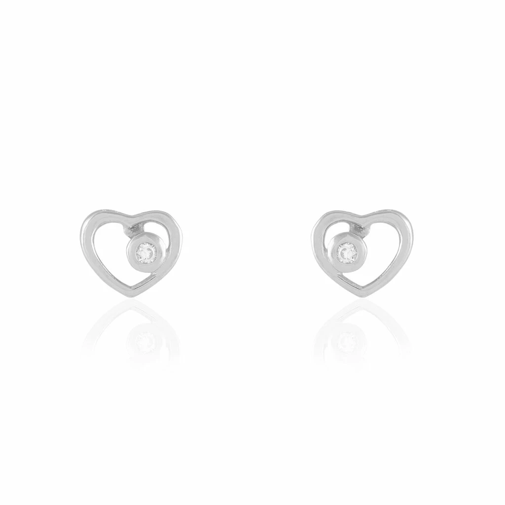 Histoire D'Or Boucles D'oreilles Puces Ashley Argent Blanc Oxyde De Zirconium 1 Histoire D'Or Boucles D'oreilles Puces Ashley Argent Blanc Oxyde De Zirconium