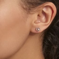 Histoire D'Or Boucles D'oreilles Puces Ashley Argent Blanc Oxyde De Zirconium 7 Histoire D'Or Boucles D'oreilles Puces Ashley Argent Blanc Oxyde De Zirconium -Colliers Fantaisie Soldes FAOFBZW05Y model0