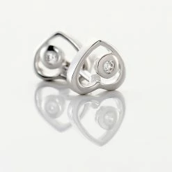 Histoire D'Or Boucles D'oreilles Puces Ashley Argent Blanc Oxyde De Zirconium 6 Histoire D'Or Boucles D'oreilles Puces Ashley Argent Blanc Oxyde De Zirconium -Colliers Fantaisie Soldes FAOFBZW05Y view2