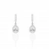 Histoire D'Or Boucles D'oreilles Pendantes Briony Argent Blanc Oxyde De Zirconium