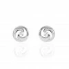 Histoire D'Or Boucles D'oreilles Puces Anne-andree Argent Blanc Oxyde De Zirconium