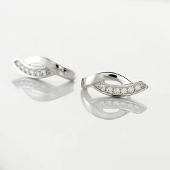 Histoire D'Or Boucles D'oreilles Pendantes Ange-line Argent Blanc Oxyde De Zirconium -Colliers Fantaisie Soldes FAOFBZW0KC view2