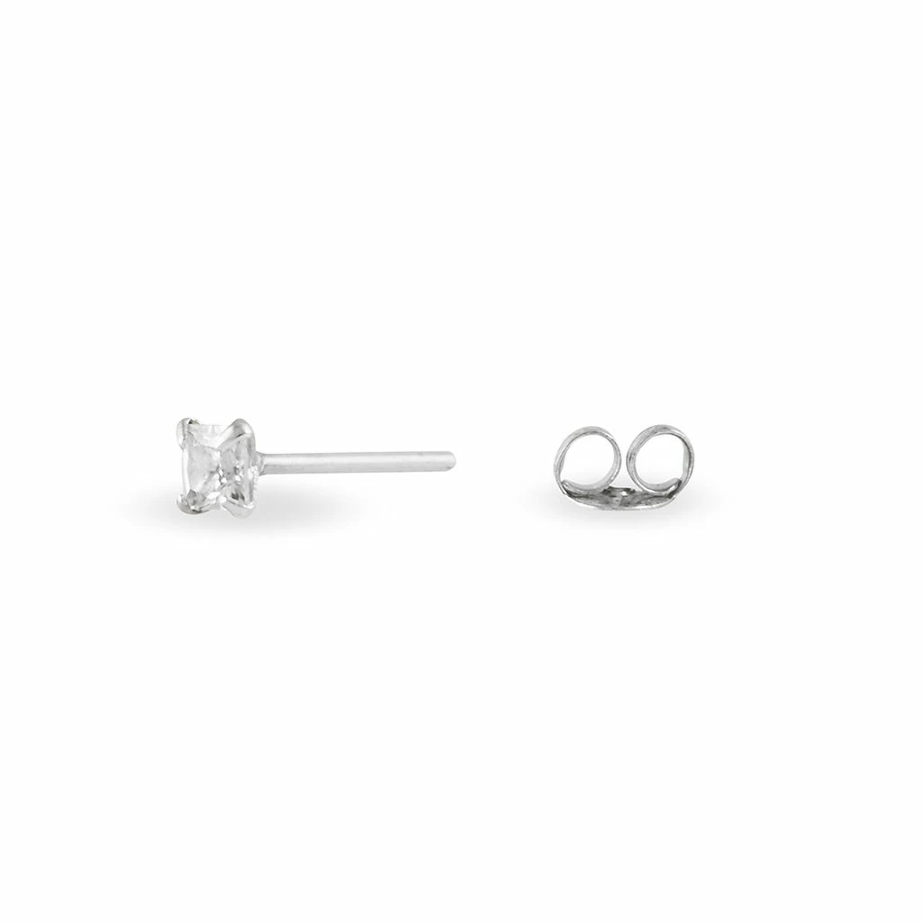 Histoire D'Or Boucles D'oreilles Puces Carre Argent Blanc Oxyde De Zirconium 3 Histoire D'Or Boucles D'oreilles Puces Carre Argent Blanc Oxyde De Zirconium – Image 3