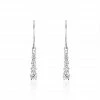 Histoire D'Or Boucles D'oreilles Pendantes Francilia Argent Blanc Oxyde De Zirconium